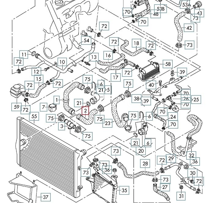 Патрубок системы охлаждения, 1200 рублей, Калининград