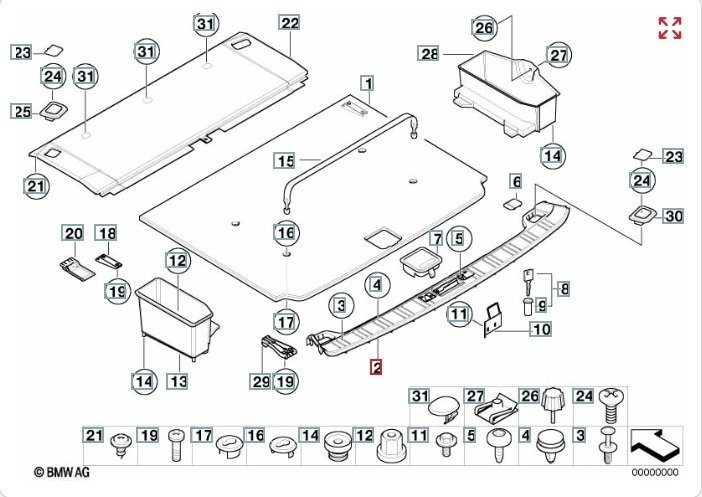 Накладка замка багажника, 1500 рублей, Калининград