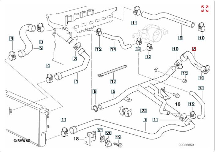 Патрубок системы охлаждения, 1200 рублей, Калининград