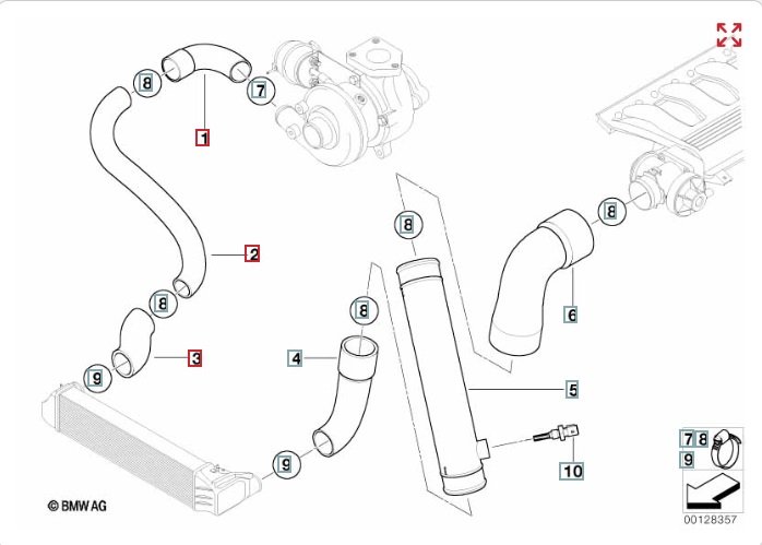 Патрубок интеркулера, 3200 рублей, Калининград