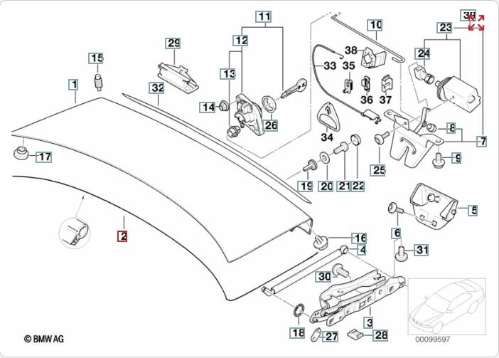 Уплотнительная резинка крышки багажника, 1400 рублей, Калининград