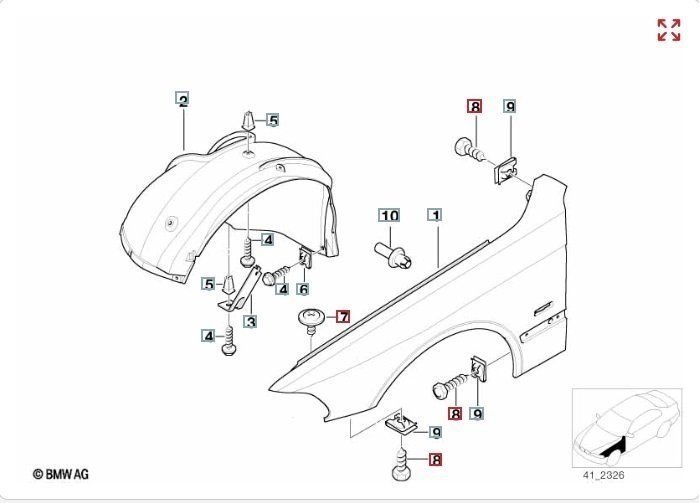 Болты крыла, 1600 рублей, Калининград