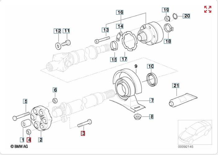 Болты муфты кардана, 1200 рублей, Калининград