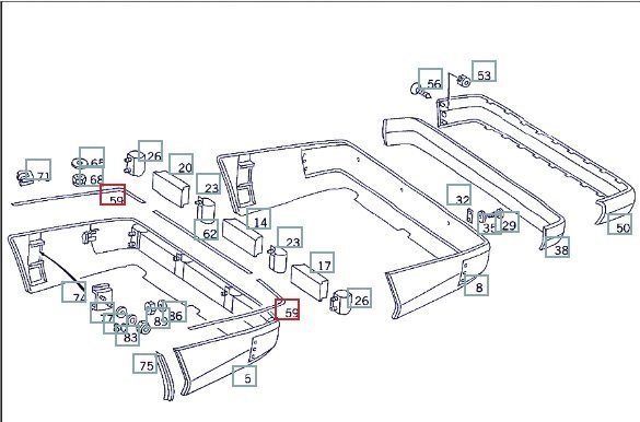 Молдинг бампера, 1700 рублей, Калининград