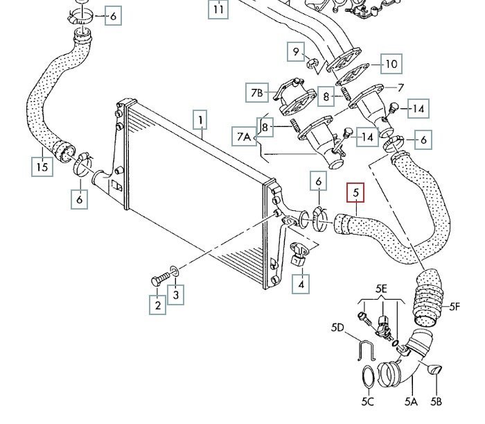Патрубок интеркулера, 2100 рублей, Калининград