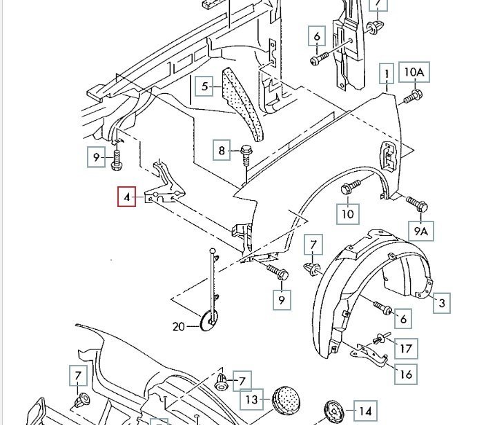 Кронштейн крыла, 1200 рублей, Калининград