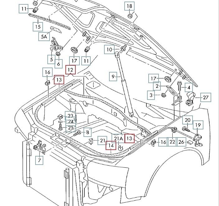 Уплотнители капота, 2700 рублей, Калининград