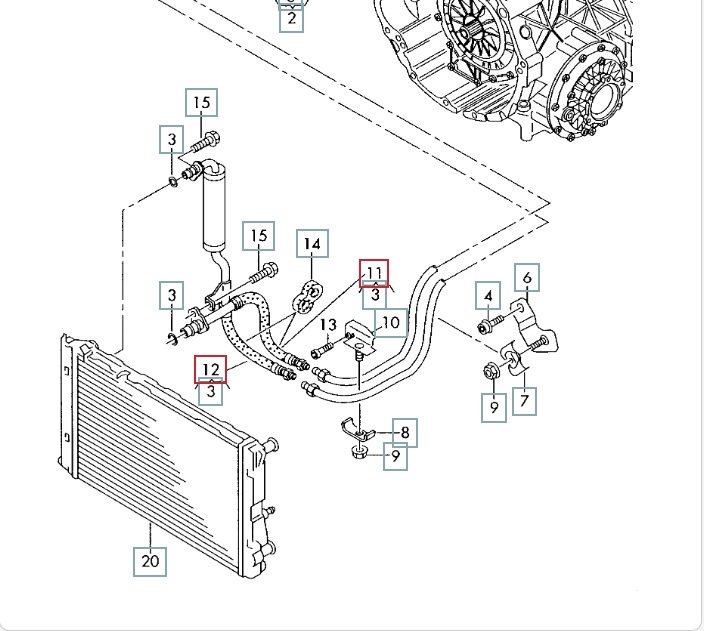 Трубка охлаждения АКПП, 4100 рублей, Калининград