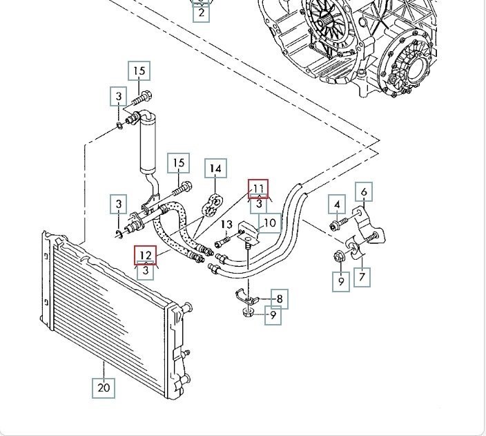 Трубка охлаждения АКПП, 4600 рублей, Калининград