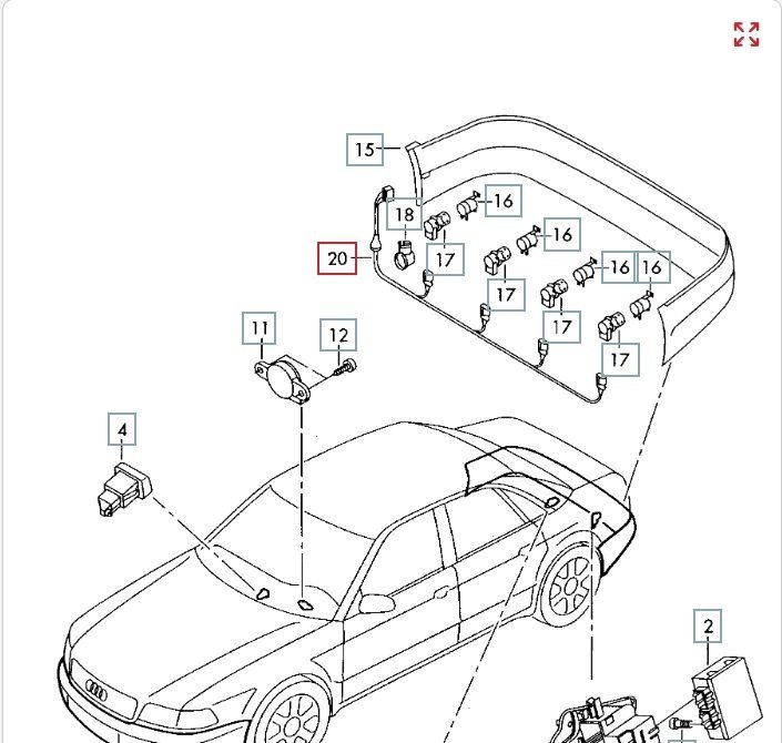 Проводка парктроника, 2200 рублей, Калининград