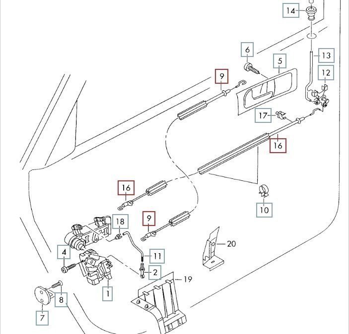 Трос замка двери, 900 рублей, Калининград