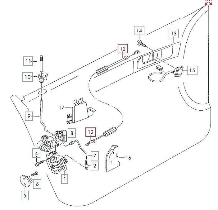 Трос замка двери, 1000 рублей, Калининград
