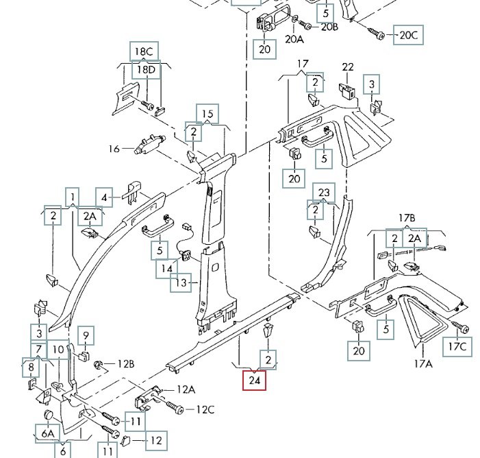 Накладки порогов, 1000 рублей, Калининград