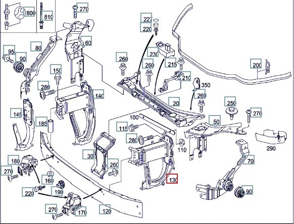 Кронштейн усилителя бампера, 1600 рублей, Калининград