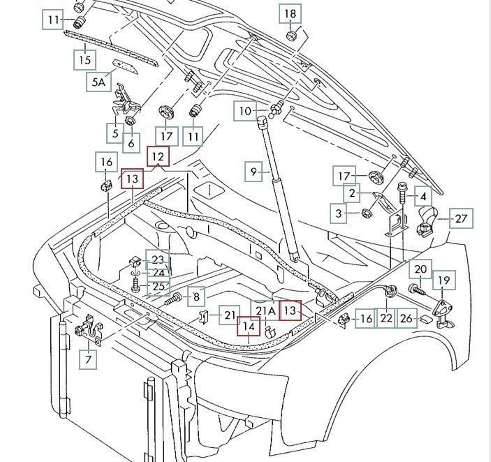 Уплотнители капота, 2600 рублей, Калининград