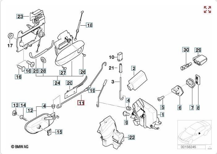 Трос замка двери, 1000 рублей, Калининград