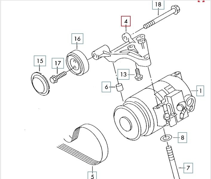 Кронштейн компрессора кондиционера, 700 рублей, Калининград