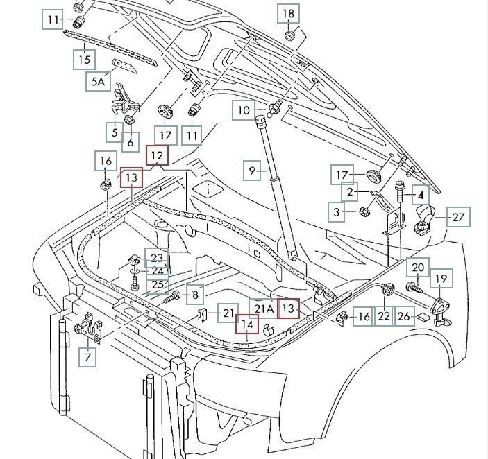 Уплотнители капота, 2500 рублей, Калининград