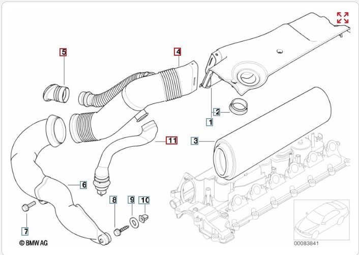 Патрубок воздушного фильтра, 1400 рублей, Калининград