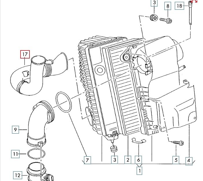 Патрубок воздушного фильтра, 900 рублей, Калининград