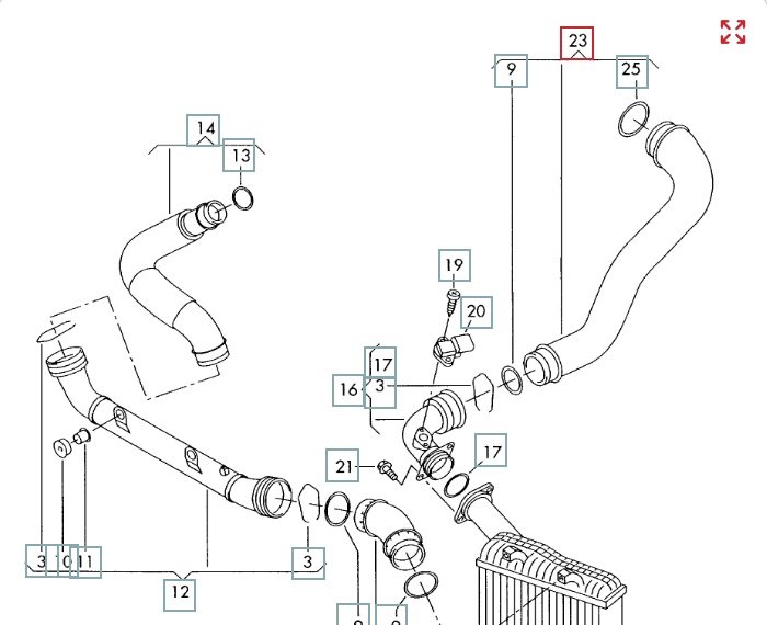 Патрубок интеркулера, 1900 рублей, Калининград