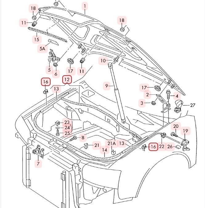 Уплотнители капота, 2500 рублей, Калининград