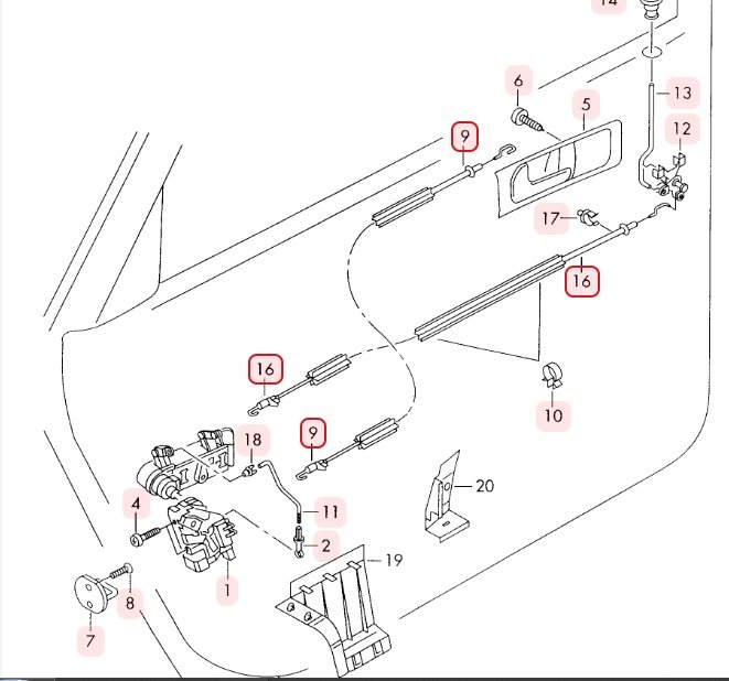 Трос замка двери, 1400 рублей, Калининград