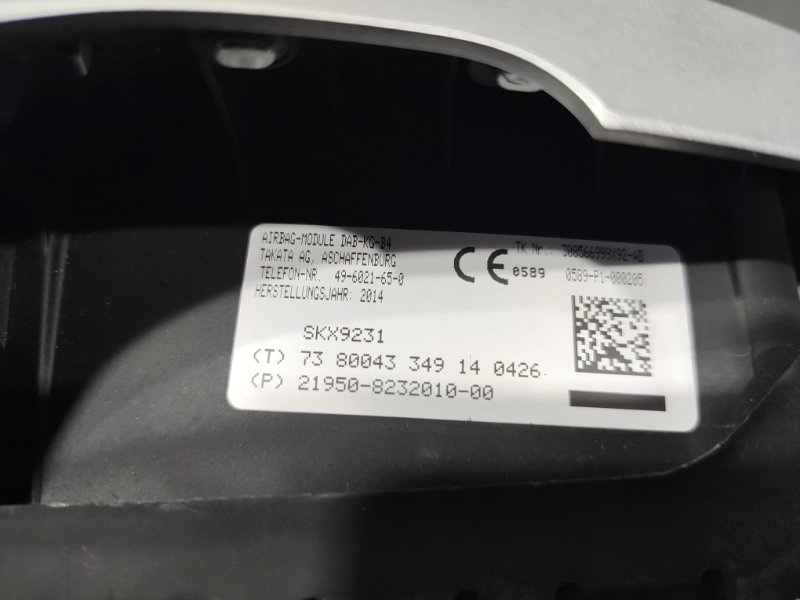 Аирбаг водительский, 6000 рублей, Красноярск