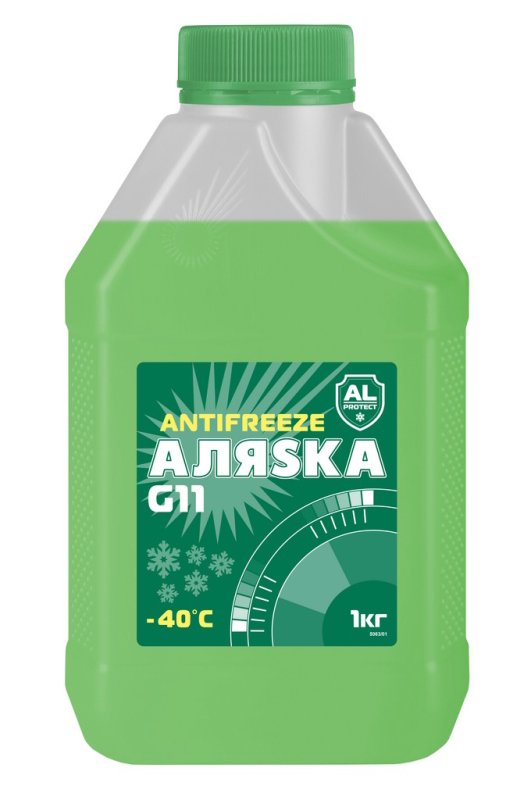 Охлаждающая жидкость ALASKA GREEN -40C G11 1L, 160 рублей, Красноярск
