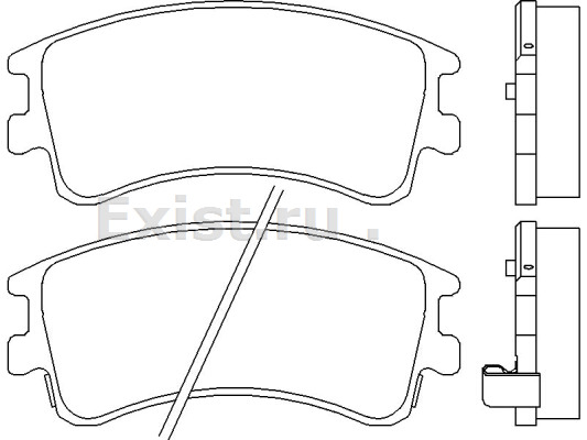 Колодки тормозные, 840 рублей, Красноярск