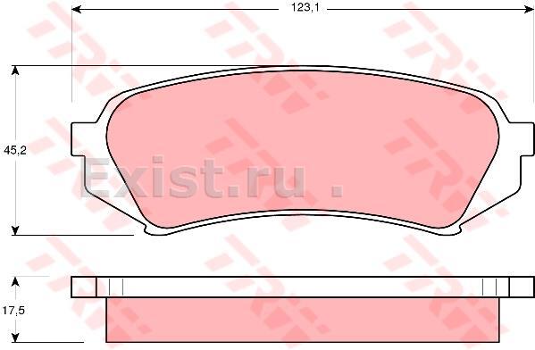 Колодки тормозные, 980 рублей, Красноярск