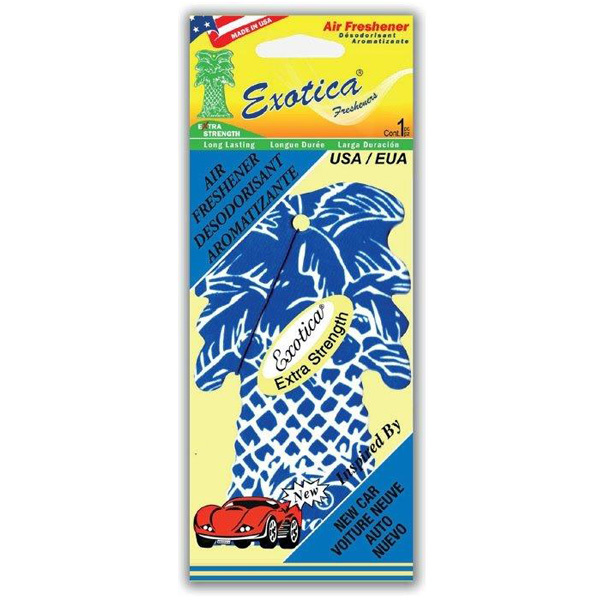 Ароматизатор картонный EXOTICA Palm Tree - New car PT24C1-NCR, 50 рублей, Красноярск