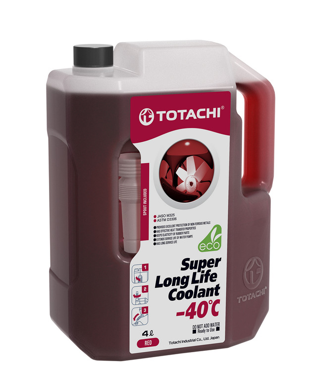Охлаждающая жидкость TOTACHI SUPER LLC RED -40°C 4L, 1080 рублей, Красноярск