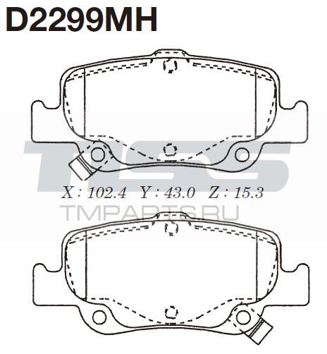 Колодки тормозные, 1850 рублей, Красноярск