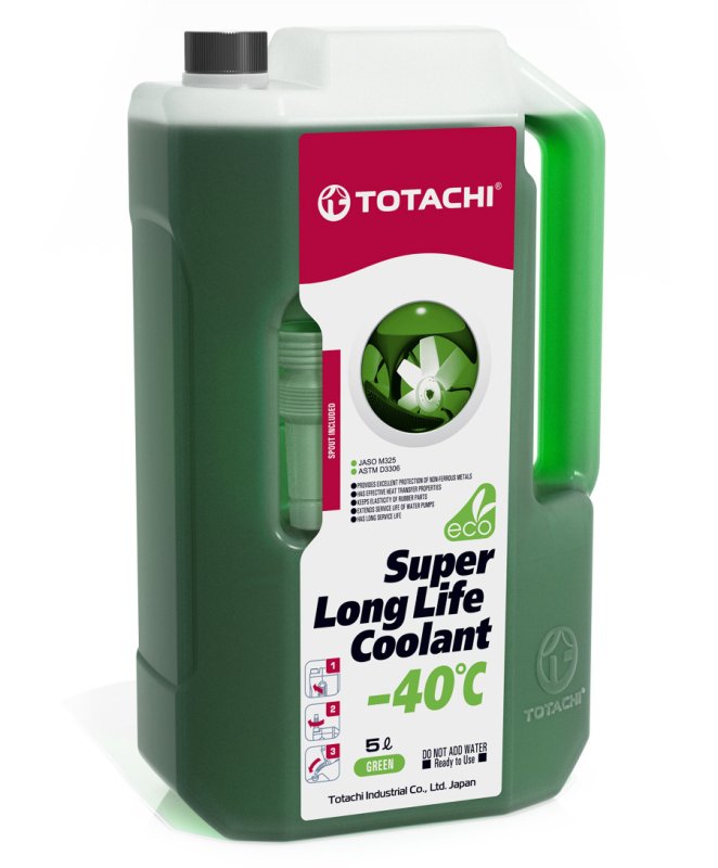 Охлаждающая жидкость TOTACHI SUPER LLC GREEN -40°C 5L, 1250 рублей, Красноярск
