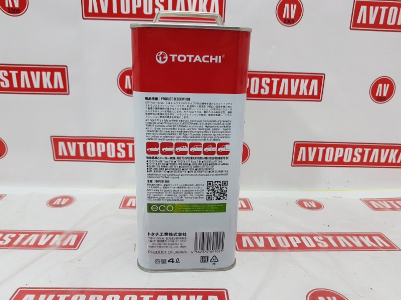Жидкость трансмиссионная TOTACHI ATF Type T-4 4L, 3500 рублей, Красноярск