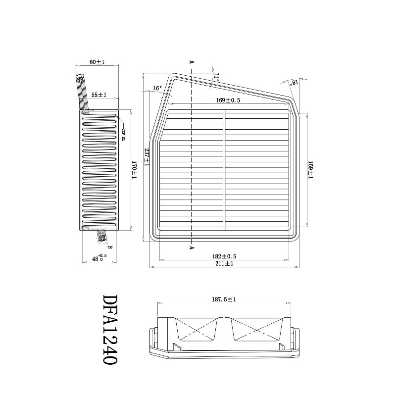 Фильтр воздушный, 390 рублей, Красноярск