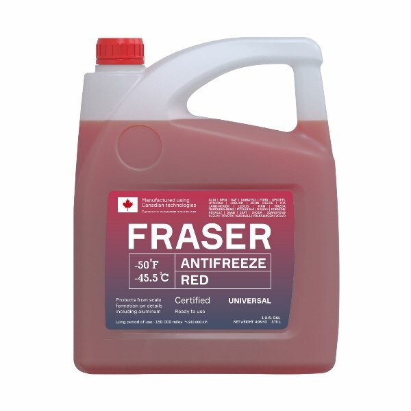 Охлаждающая жидкость FRASER RED -45.5°C 3.78L, 900 рублей, Красноярск