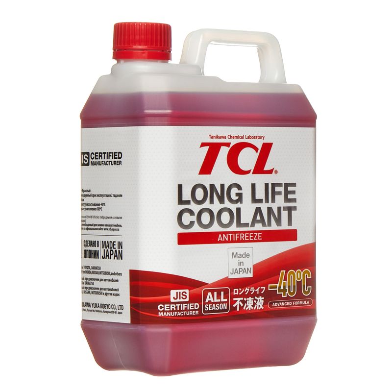 Охлаждающая жидкость TCL LLC RED -40C 2L, 1450 рублей, Красноярск