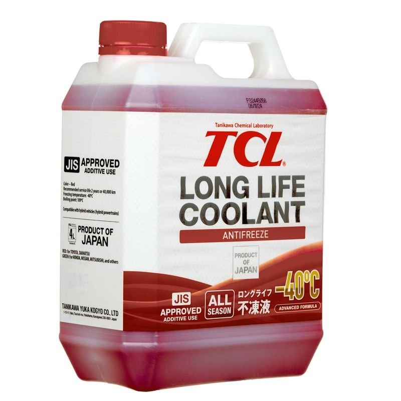 Охлаждающая жидкость TCL LLC RED -40C 4L, 2500 рублей, Красноярск