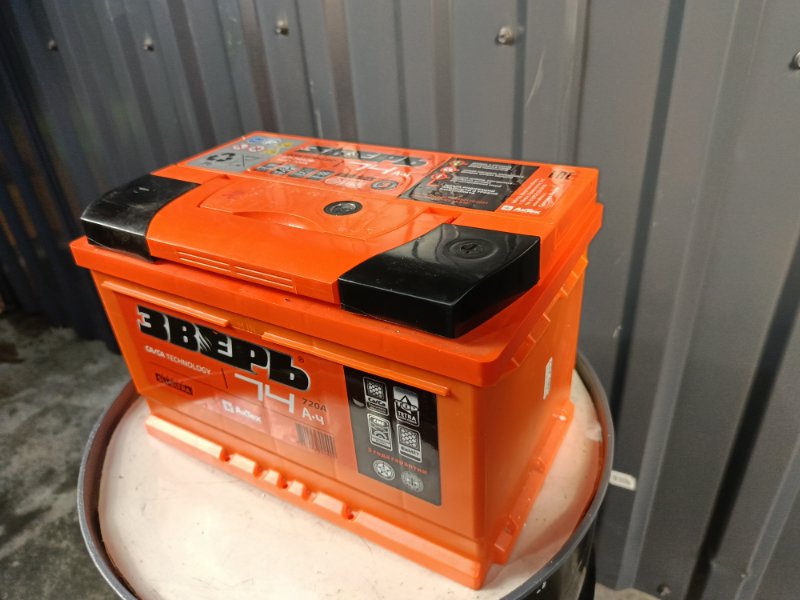 Аккумулятор Зверь 74 низ, 9800 рублей, Красноярск