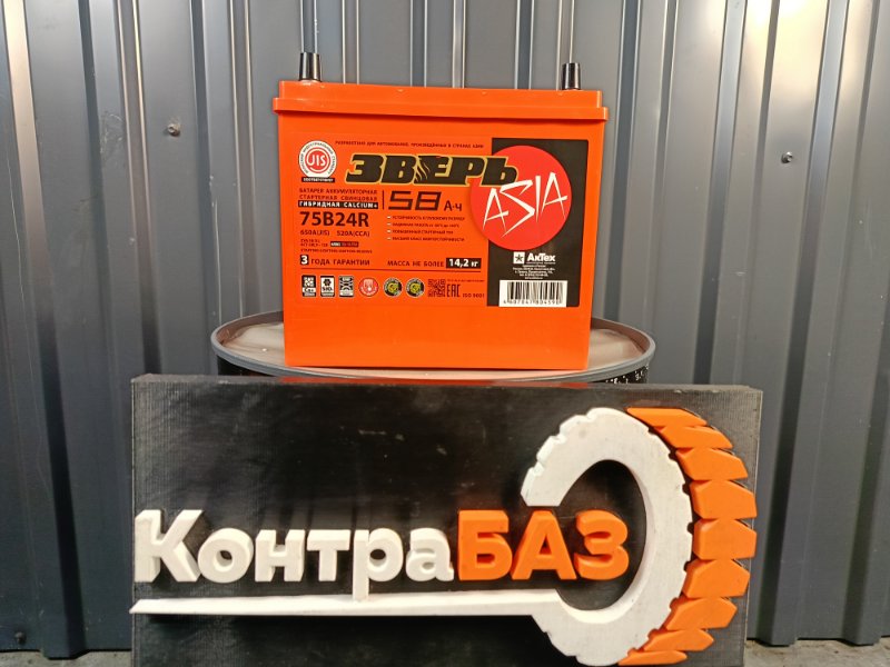 Аккумулятор Зверь Asia 58 (B24), 7700 рублей, Красноярск