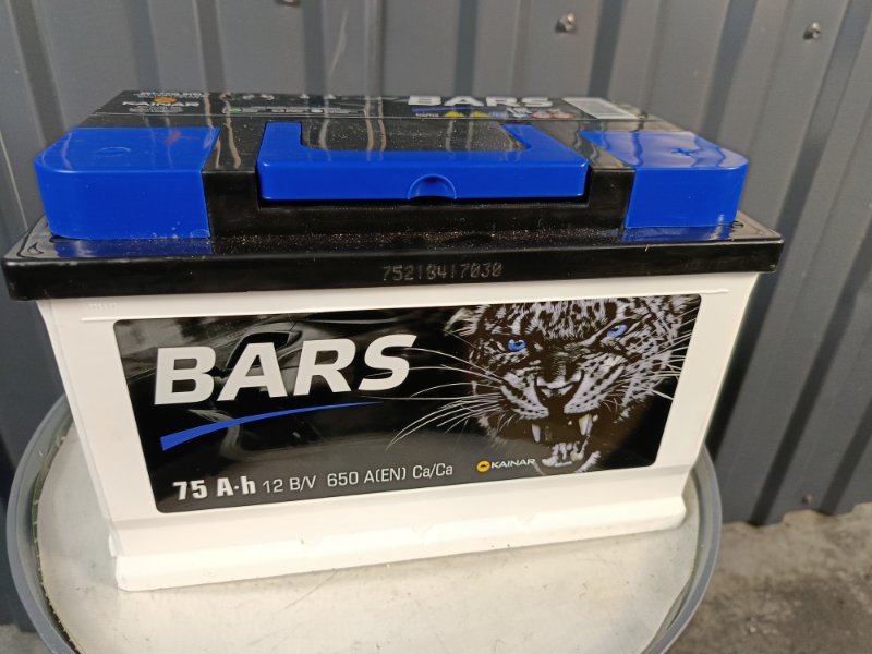 Аккумулятор Bars 75, 8400 рублей, Красноярск