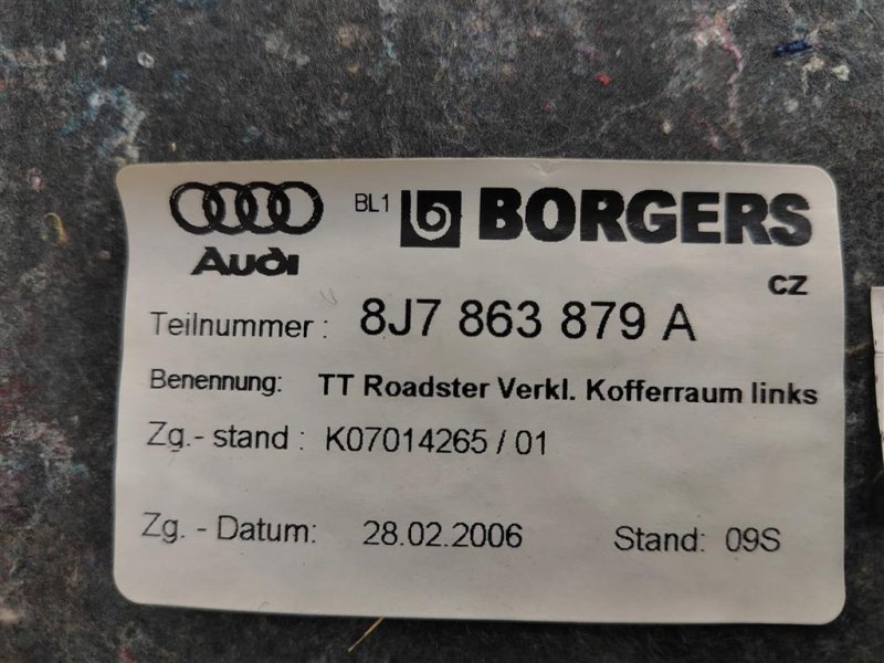 Обшивка багажника, 6000 рублей, Москва