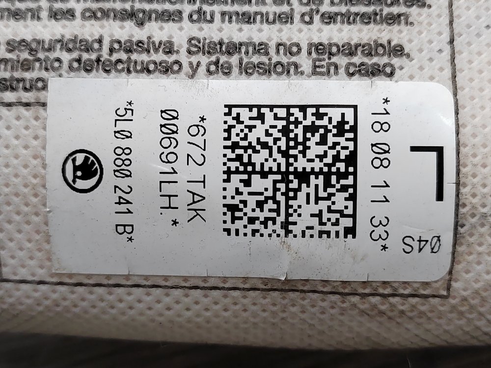 Подушка безопасности в сиденье, 2200 рублей, Москва