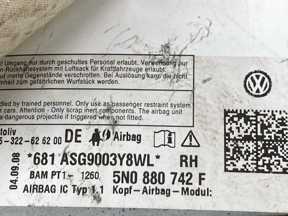 Подушка безопасности боковая, 3000 рублей, Москва