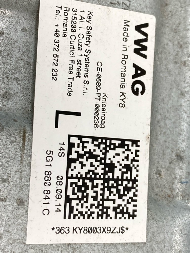 Подушка безопасности в колени, 18000 рублей, Москва