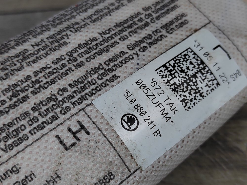 Подушка безопасности в сиденье, 2400 рублей, Москва