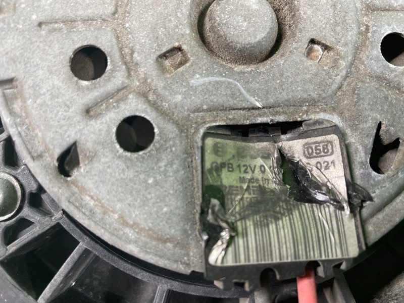 Вентилятор охлаждения радиатора, 10000 рублей, Фроловское