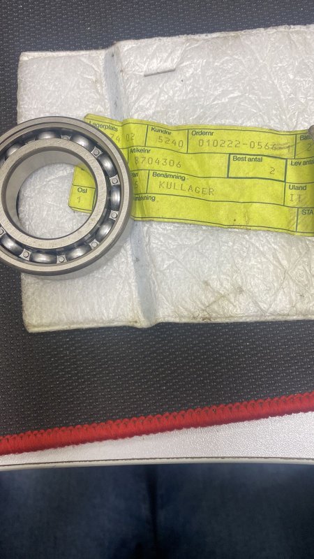 Подшипник шариковый гранаты внутреннего ШРУСа SAAB 9000 МКПП; SAAB 900 OG, 900 рублей, Молоково